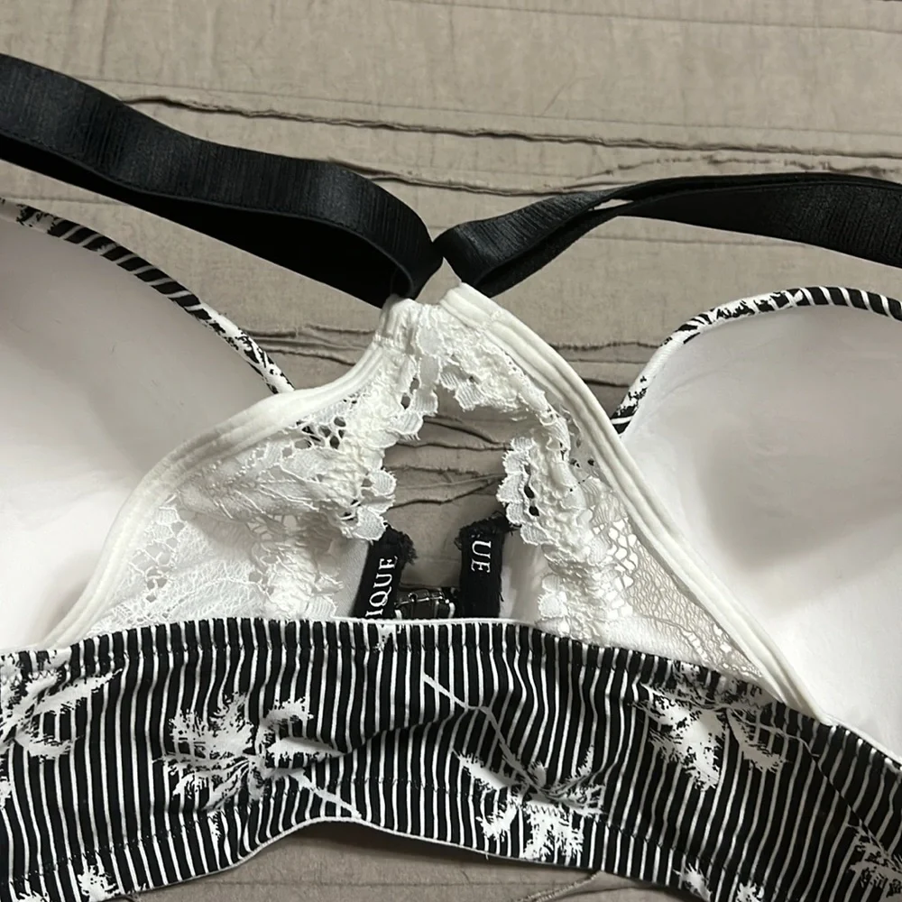 Cacique racer back front closure T-shirt bra 40DDD - Picture 2 of 5